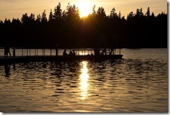 Sunset at Pine Lake